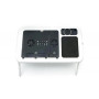 Складаний столик для ноутбука LD-09 E-Table, столик з охолодженням 2 USB кулера, Стіл підставка з вентиляцією
