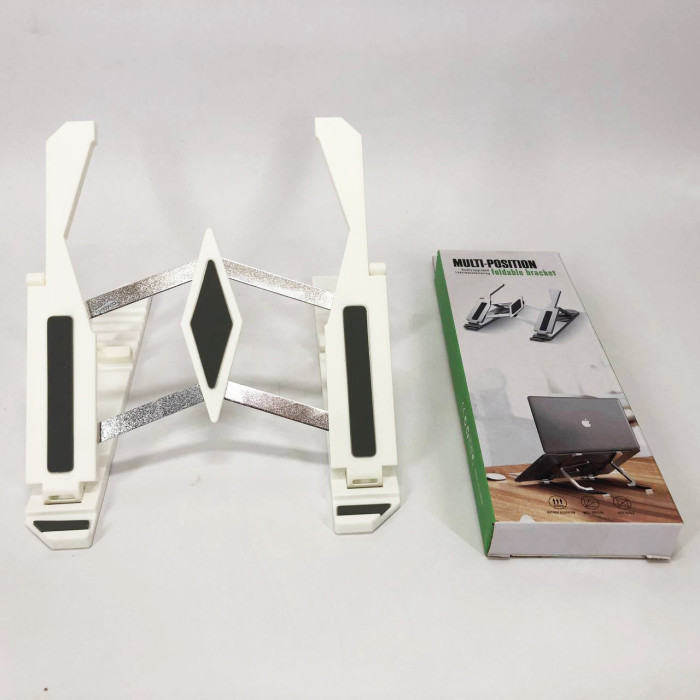 Підставка для ноутбука Multi-Position foldable bracket JC-25 8х22смСтильна підставка. Колір: білий