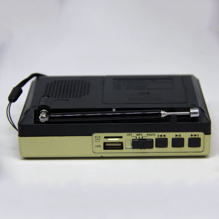 Портативна стовпчик радіо MP3 USB Golon RX-6622. Колір: золотий