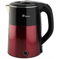 Електрочайник чайник 2.3 л із нержавіючої сталі Domotec MS-5029. Колір: червоний Електрочайник чайник 2.3 л із нержавіючої сталі Domotec MS-5029. Колір: червоний