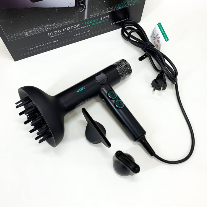 Фен професійний VGR V-401 BLACK