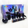 Фен-стайлер для волос 7в1 VGR V-477 DARK Blue Professional 1400 Вт 7 насадок