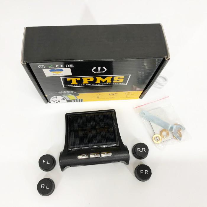 Система контролю тиску у шинах TPMS+SOLAR зовнішні датчики