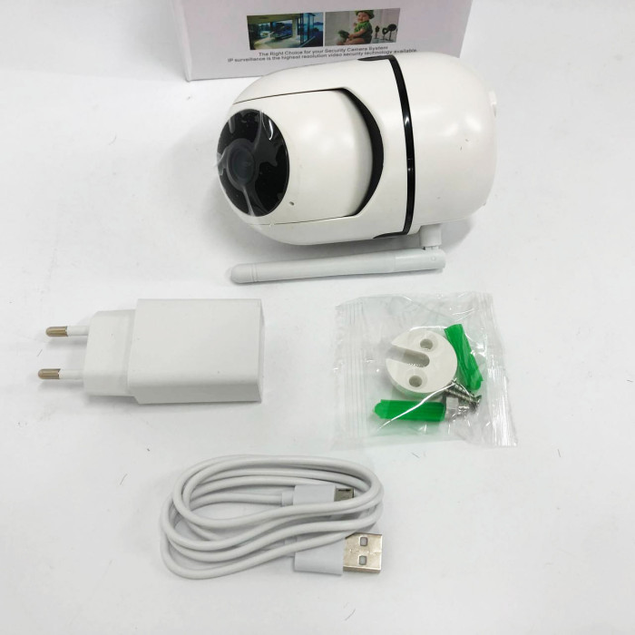 Бездротова поворотна IP камера WiFi microSD UKC Y13G 1mp з розпізнаванням облич