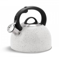 Чайник зі свистком Edenberg EB-1440 з мармуровим покриттям 3л White