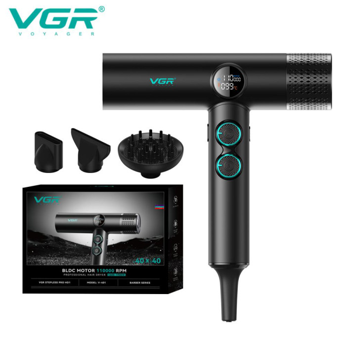 Фен професійний VGR V-401 BLACK