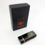 Електрична та газова запальничка Україна з USB-зарядкою HL-432, сенсорна запальничка. Колір: чорний