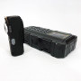 Ліхтарик-запальничка армійська MULTIFUNCTIONAL D51-COB, Запальнички подарунки для чоловіків. Колір: чорний