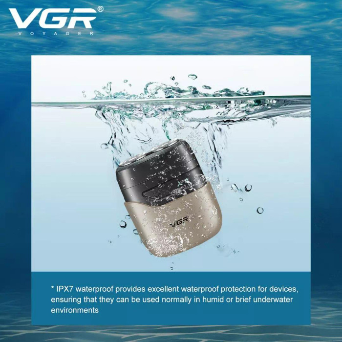 Електробритва VGR V-345. Колір: сірий