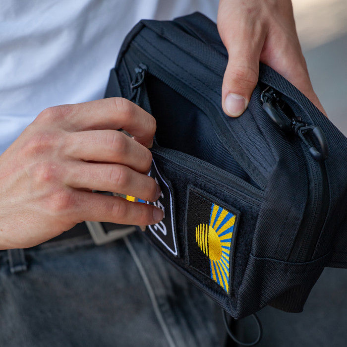 Сумка бананка тактична Cordura | Чоловіча/жіноча | Для спорту, міста, туризму