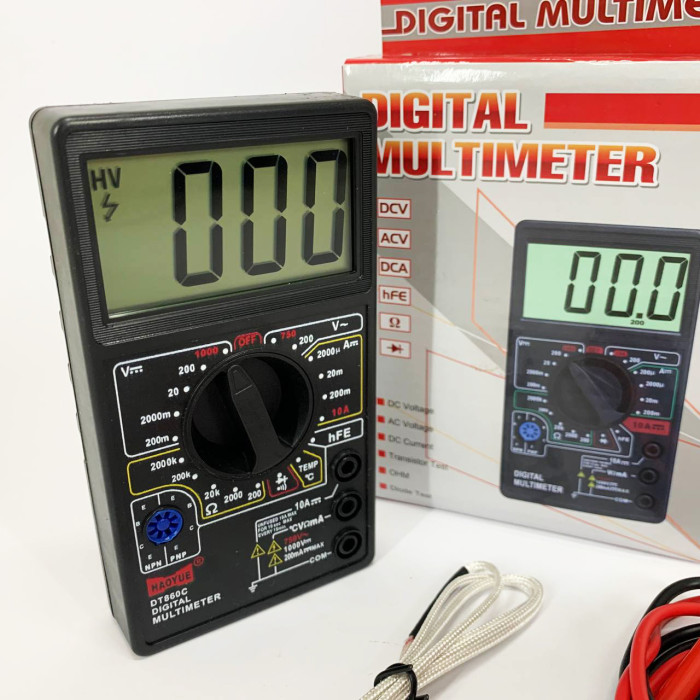 Мультиметр HAOYUE DT860C/700C black