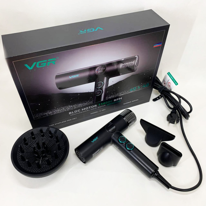 Фен професійний VGR V-401 BLACK