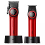 Набір VGR 2 в 1 V-001 V-977 RED, акумуляторна машинка для стрижки та триммер. Колір: червоний