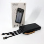 Power Bank Solar Smart 1015 зарядний пристрій на сонячній батареї 20000mAh з індикатором заряду Чорний