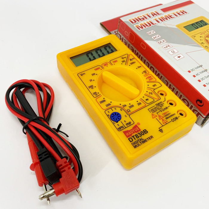 Мультиметр HAOYUE DT830B yellow