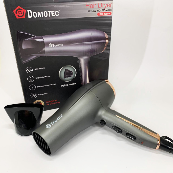 Професійний фен для волосся Domotec MS-409B 1980 Вт