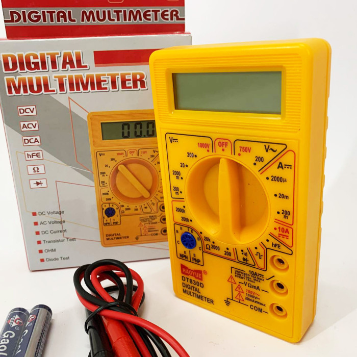 Мультиметр HAOYUE DT830D yellow