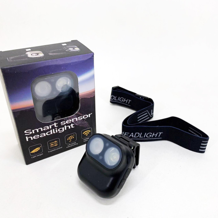 Ліхтар налобний W809-2XTE Motion Sensor