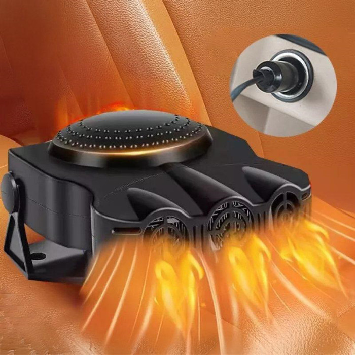 Тепловентилятор автомобільний Car Fan CF-612, дуйка для авто, Універсальний обігрівач
