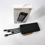 Power Bank Solar Smart 1015 зарядний пристрій на сонячній батареї 20000mAh з індикатором заряду Чорний