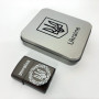 Дугова електроімпульсна запальничка USB Україна металева коробка HL-447. Колір: чорний
