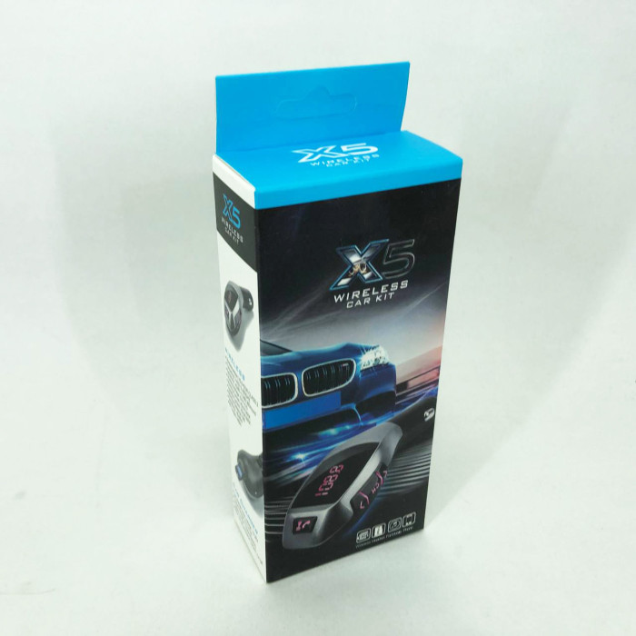 Автомобільний bluetooth fm модулятор X5 ВТ для автомагнітоли, mp3/фм трансмітер з дисплеєм