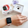 Смарт годинник Smart Watch T96 стильний із захистом від вологи та пилу з вимірюванням температура тіла. Колір: рожевий