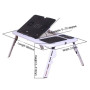 Складаний столик для ноутбука LD-09 E-Table, столик з охолодженням 2 USB кулера, Стіл підставка з вентиляцією
