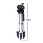 Штатив для телефону та фотоапарата Tripod 3110 PRO портативний трипод 0,35-1.02м висота. Колір: срібний