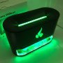 Лампа зволожувач повітря Docsal Flame 3 в 1 з соляним камінням, Портативний зволожувач повітря лампа