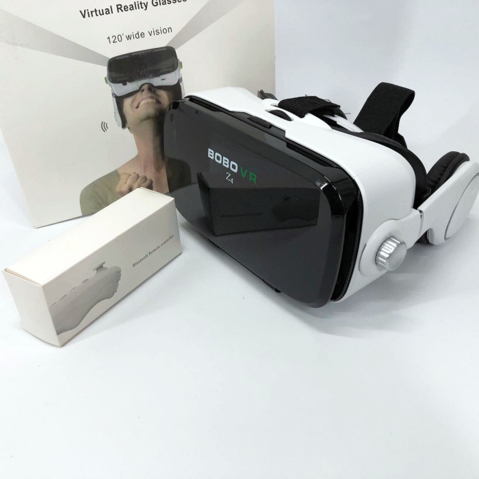 3D окуляри віртуальної реальності VR BOX Z4 BOBOVR Original з пультом та навушниками