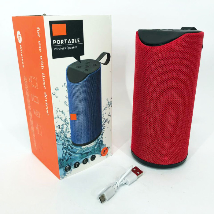 Колонка портативна bluetooth вологостійка JBL TG-113 (аналог). Колір червоний