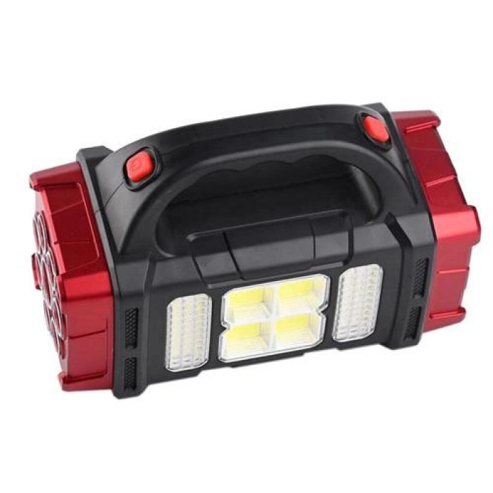 Ліхтар кемпінговий з сонячною панеллю та повербанком HB-1678-2х8LED-6COB, ліхтар кемпінговий світлодіодний