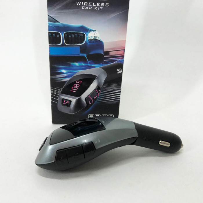 Автомобільний bluetooth fm модулятор X5 ВТ для автомагнітоли, mp3/фм трансмітер з дисплеєм