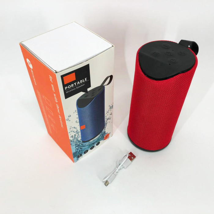 Колонка портативна bluetooth вологостійка JBL TG-113 (аналог). Колір червоний