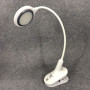 Настільна акумуляторна лампа світильник Tedlux TL-1009 LED на гнучкій ніжці та прищіпці