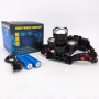 Налобний акумуляторний ліхтар HeadLight BL-001 діод T6+Cob, Налобний ліхтарик з USB зарядкою, з лінзою