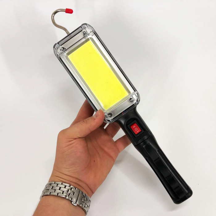Ліхтар кемпінговий ZJ-8859-COB-3 акумуляторний 18650 х 2, зарядка від micro USB, з магнітом та гачком