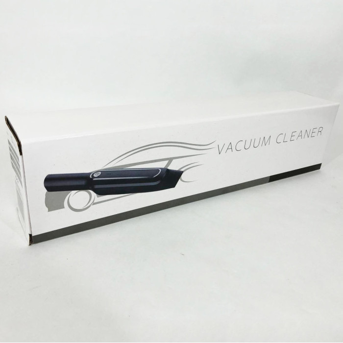 Пилосос Car vacum cleaner з акумулятором, автомобільний пилосос бездротовий. Колір: чорний