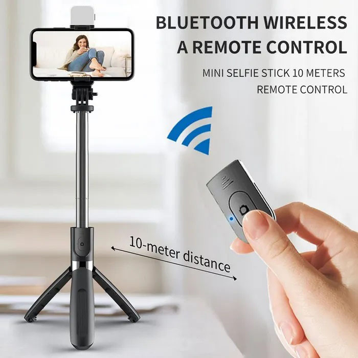 Універсальний штатив тринога для телефону Selfie Stick L02 Bluetooth монопод-трипод штатив селфі палиця
