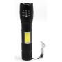 Ліхтарик акумуляторний ручний Bailong BL-29 діод T6 + COB зарядка від USB, ліхтарик led, водонепроникний