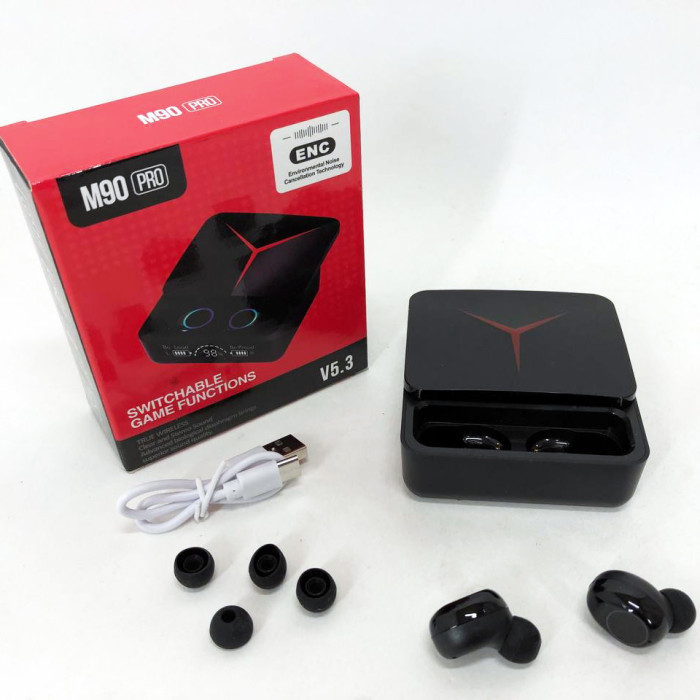 Бездротові навушники M90 Pro True Wireless Earbuds 5.3, гарні бездротові навушники Bluetooth