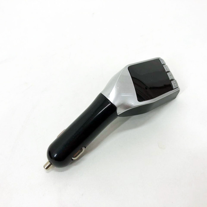 Автомобільний FM трансмітер модулятор H15 Bluetooth MP3, Bluetooth модулятор в машину. Колір: срібний