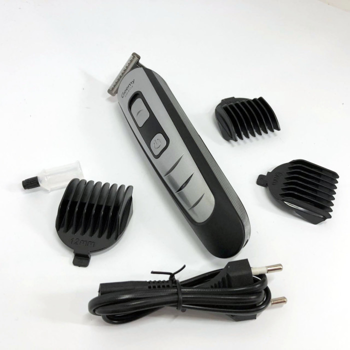 Машинка для стрижки волосся Gemei GM-6113 акумуляторна, Практична машинка для стрижки. Колір: чорний