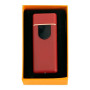 Електрозапальничка USB ZGP ABS, сенсорна електрична запальничка спіральна. Колір: червоний