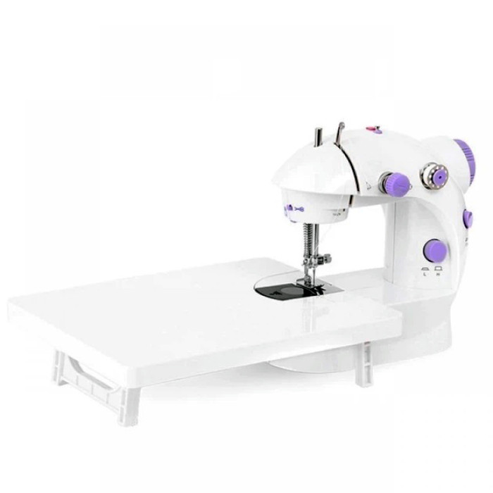 Міні швейна машинка 4 в 1 з педаллю та адаптером Mini Sewing Machine FHSM 202 з дошкою