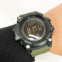 Годинник наручний чоловічий SKMEI 1384AG ARMY GREEN, годинник тактичний протиударний. Колір: зелений
