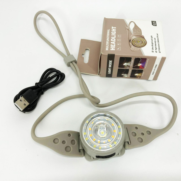 Ліхтар налобний G25-XPG+30SMD(white+yellow+red-blue), Потужний ліхтар на голову, ліхтар для автомеханіка