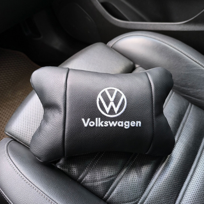 Шкіряна подушка на підголівник Volkswagen – ортопедична для авто