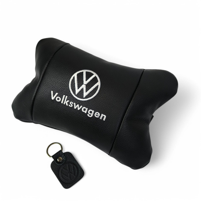 Шкіряна подушка на підголівник Volkswagen – ортопедична для авто